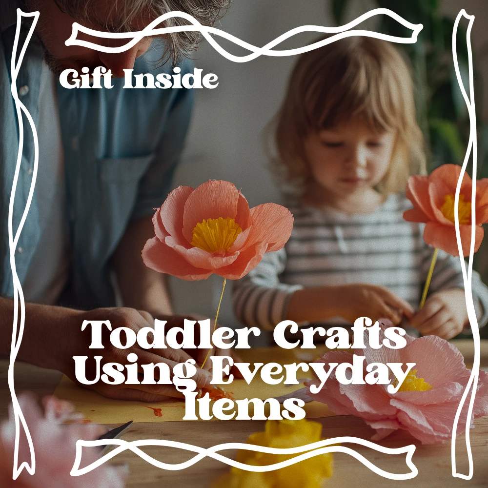 5 Easy Toddler Crafts Using Everyday Household Items